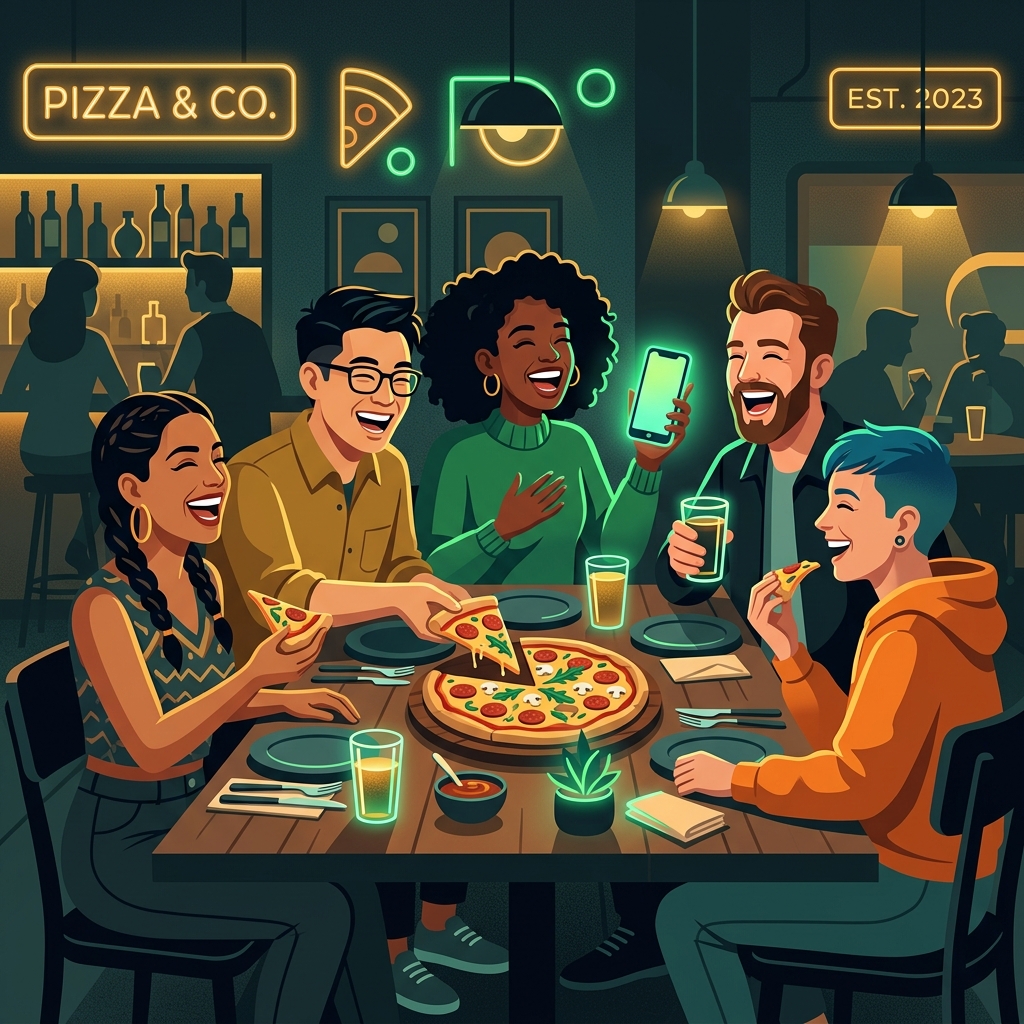 Amigos compartiendo cuenta